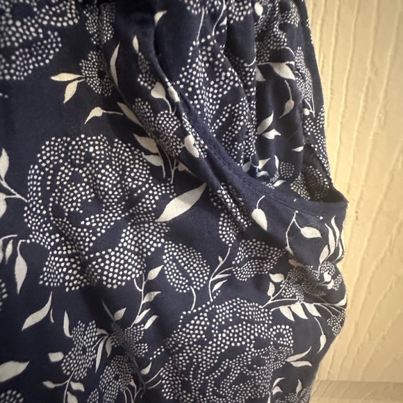 Janie and Jack Navy Floral Jumpsuit - Picture 4 of 6